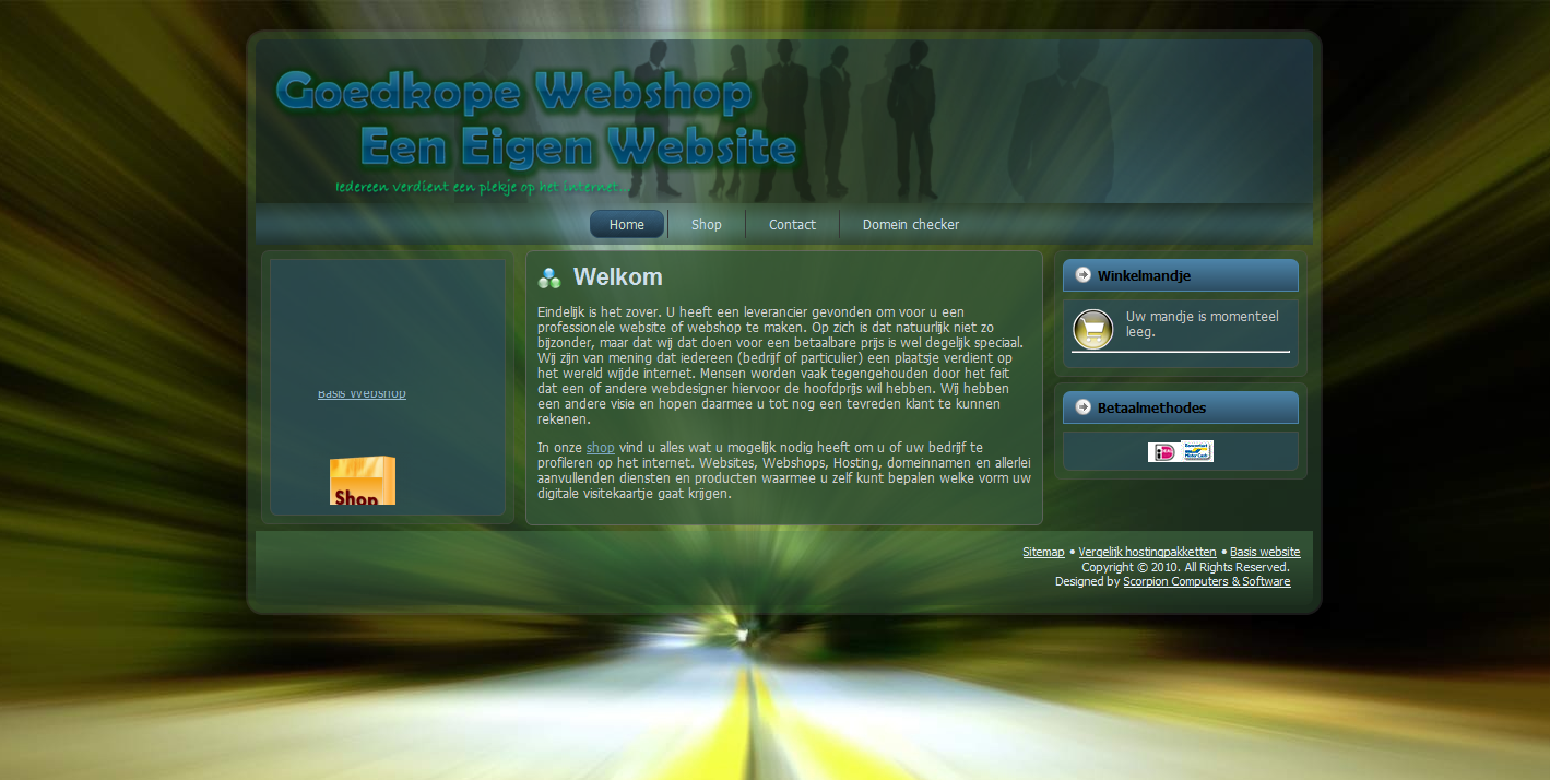 GoedkopeWebshop / EenEigenWebsite